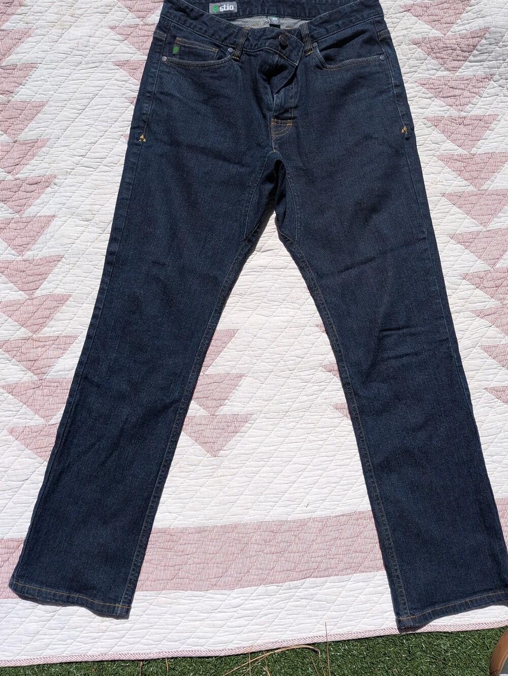 Stio Dark Wash Men’s Jeans - Navy Blue